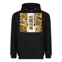 Black western mother's day mama with cowhide and sunflowers tumbler tbs Heavyweight Hoodie - TumblerDesignByShophia