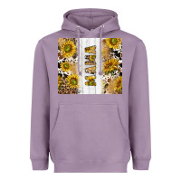 Lavender western mother's day mama with cowhide and sunflowers tumbler tbs Heavyweight Hoodie - TumblerDesignByShophia