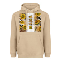 Mushroom western mother's day mama with cowhide and sunflowers tumbler tbs Heavyweight Hoodie - TumblerDesignByShophia