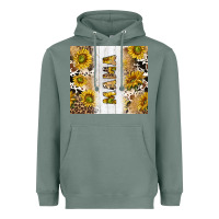 Sage western mother's day mama with cowhide and sunflowers tumbler tbs Heavyweight Hoodie - TumblerDesignByShophia