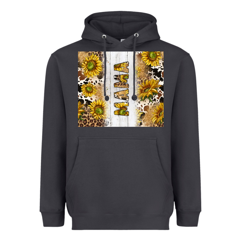 Western Mother's Day Mama With Cowhide And Sunflowers Tumbler Tbs Heavyweight Hoodie by TumblerDesignByShophia | Teevron