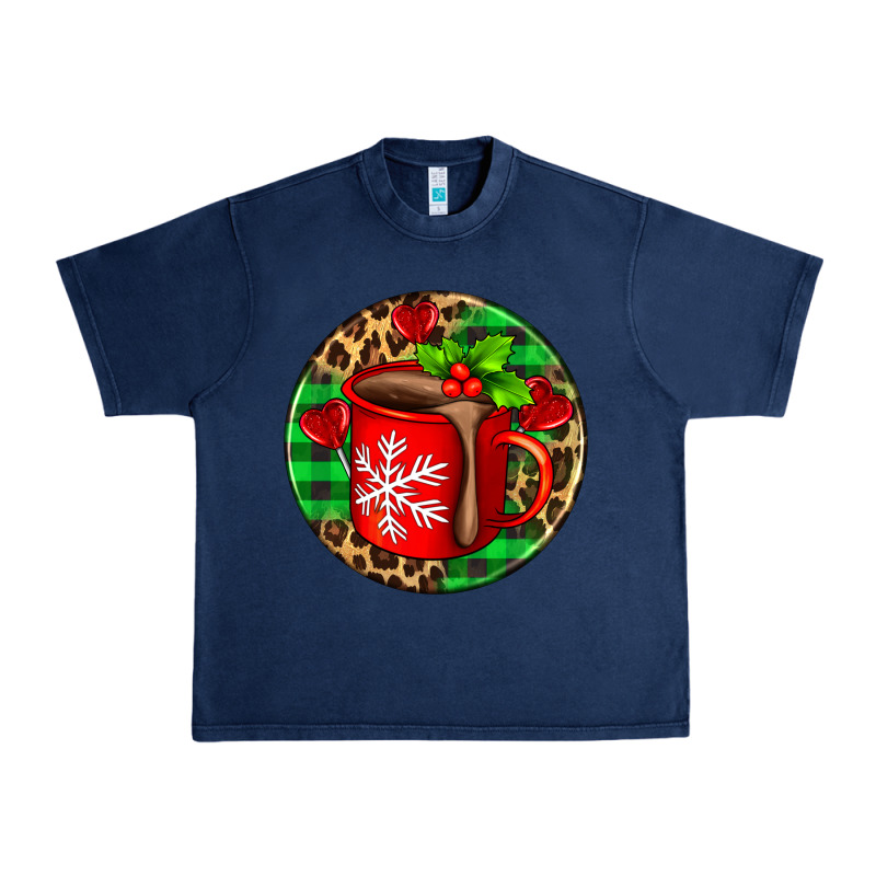 Christmas Hot Chocolate And Candies Urban Heavy Tee by AdoDesignShop | Teevron