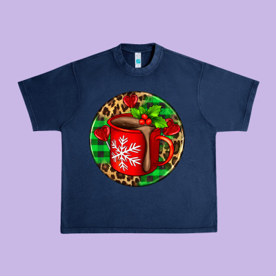 Christmas Hot Chocolate And Candies Urban Heavy Tee Designed By Adodesignshop