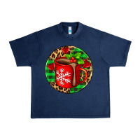 Navy christmas hot chocolate and candies Urban Heavy Tee - AdoDesignShop
