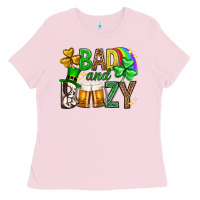 Bubblegum Pink Bad and boozy st. patricks day Ladies Tee - Neo Western