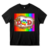 Black lgbtq dad and paw Heavy Core Tee - HRA Design Shop