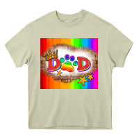 Mossy lgbtq dad and paw Heavy Core Tee - HRA Design Shop