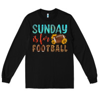 Black sunday is for football Long Sleeve Tee - NancyCooperArtShop