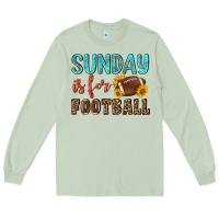 Matcha sunday is for football Long Sleeve Tee - NancyCooperArtShop
