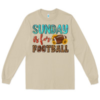 Mushroom sunday is for football Long Sleeve Tee - NancyCooperArtShop