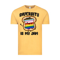 Vintage Mustard diversity is my jam Vintage Tee - MaliasSmallBusiness