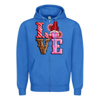 True Royal love valentines day gnomes Zipper Hoodie - RanaPortraitStore