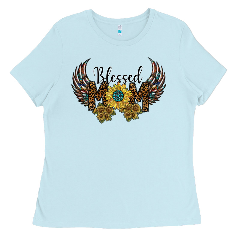 Blessed Mom Ladies Tee by SublimationCraftShop | Teevron