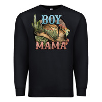 Black Boy Mama western cactus Cowboy Premium Sweatshirt - HowdyJamesFarm