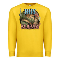 Lemon Boy Mama western cactus Cowboy Premium Sweatshirt - HowdyJamesFarm