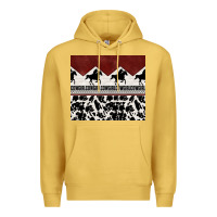 Antique Gold cowgirl with cowhide Premium Hoodie - TumblerDesignByShophia