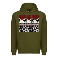 Army Green cowgirl with cowhide Premium Hoodie - TumblerDesignByShophia