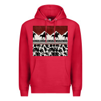 Cardinal cowgirl with cowhide Premium Hoodie - TumblerDesignByShophia