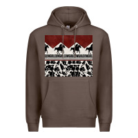 Coffee cowgirl with cowhide Premium Hoodie - TumblerDesignByShophia