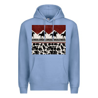 Colony Blue cowgirl with cowhide Premium Hoodie - TumblerDesignByShophia