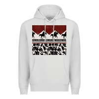 Dove Grey cowgirl with cowhide Premium Hoodie - TumblerDesignByShophia