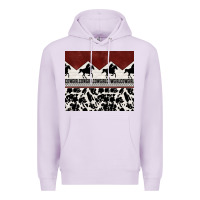 Lilac cowgirl with cowhide Premium Hoodie - TumblerDesignByShophia