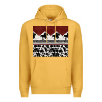 Mustard cowgirl with cowhide Premium Hoodie - TumblerDesignByShophia