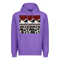 Purple cowgirl with cowhide Premium Hoodie - TumblerDesignByShophia