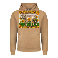 Vintage Camel Western Charolais Bull With Sunflowers Vintage Hoodie - LillyAllenDesigns