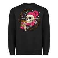 Black its cold outside like my heart Heavyweight Sweatshirt - MaliasSmallBusiness
