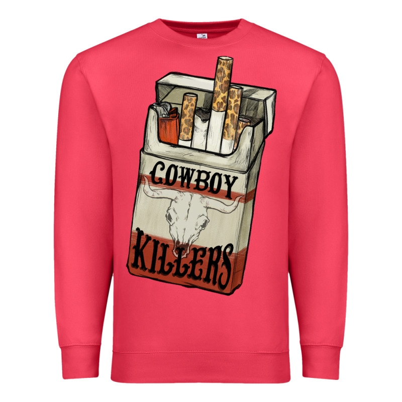 Cowboy Killers Cigarette Package Premium Sweatshirt by HowdyJamesFarm | Teevron