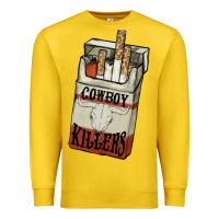 Lemon Cowboy killers cigarette package Premium Sweatshirt - HowdyJamesFarm