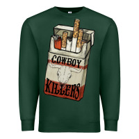 Sports Green Cowboy killers cigarette package Premium Sweatshirt - HowdyJamesFarm