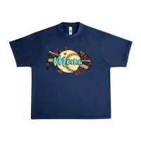 Navy softball mama Urban Heavy Tee - MaliasSmallBusiness