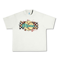 Pistachio softball mama Urban Heavy Tee - MaliasSmallBusiness