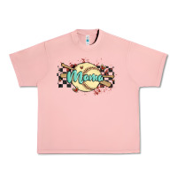 Salmon softball mama Urban Heavy Tee - MaliasSmallBusiness