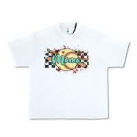 White softball mama Urban Heavy Tee - MaliasSmallBusiness