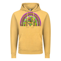 Vintage Mustard mardi gras rainbow Vintage Hoodie - Jasminsmagicworld