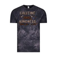 Cloud Black caffeine & kindness Vintage Tee - MaliasSmallBusiness