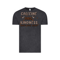 Vintage Black caffeine & kindness Vintage Tee - MaliasSmallBusiness