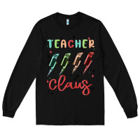 Black teacher claus Long Sleeve Tee - MaliasSmallBusiness