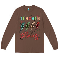 Chestnut teacher claus Long Sleeve Tee - MaliasSmallBusiness