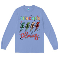 Colony Blue teacher claus Long Sleeve Tee - MaliasSmallBusiness