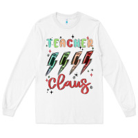 White teacher claus Long Sleeve Tee - MaliasSmallBusiness