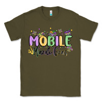 Army Green mobile mardi gras Classic Tee - MaliasSmallBusiness