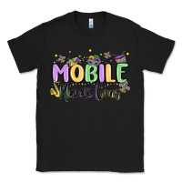 Black mobile mardi gras Classic Tee - MaliasSmallBusiness
