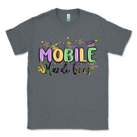 Charcoal Heather mobile mardi gras Classic Tee - MaliasSmallBusiness