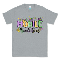 Heather Grey mobile mardi gras Classic Tee - MaliasSmallBusiness
