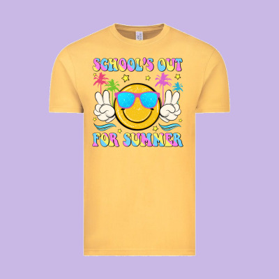 Schools Out For Summer Vintage Tee Designed By Jahusdesignshop