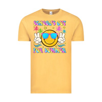 Vintage Mustard schools out for summer Vintage Tee - JahusDesignShop